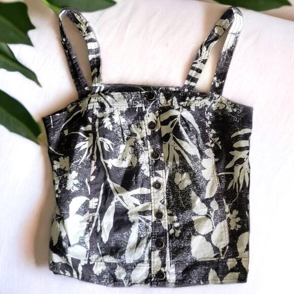 NWT Mes Demoiselles Button-Front Tank Top-Small - Picture 2 of 7